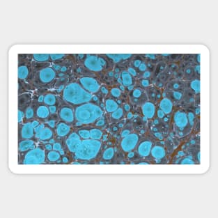 Blue Bubble Pattern Sticker